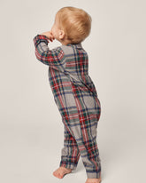 Baby's Brushed Cotton Cambridge Romper in Westminster Tartan Infant Romper Petite Plume 