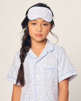 Kid's Twill Short Set in Bluehearts Children's Short Set Petite Plume 