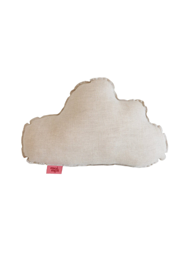 Linen “Sand” Cloud Pillow Cushion moimili.us 