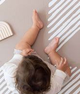 Premium Foam Playmats | Sandy Lines - Tan Toddlekind 