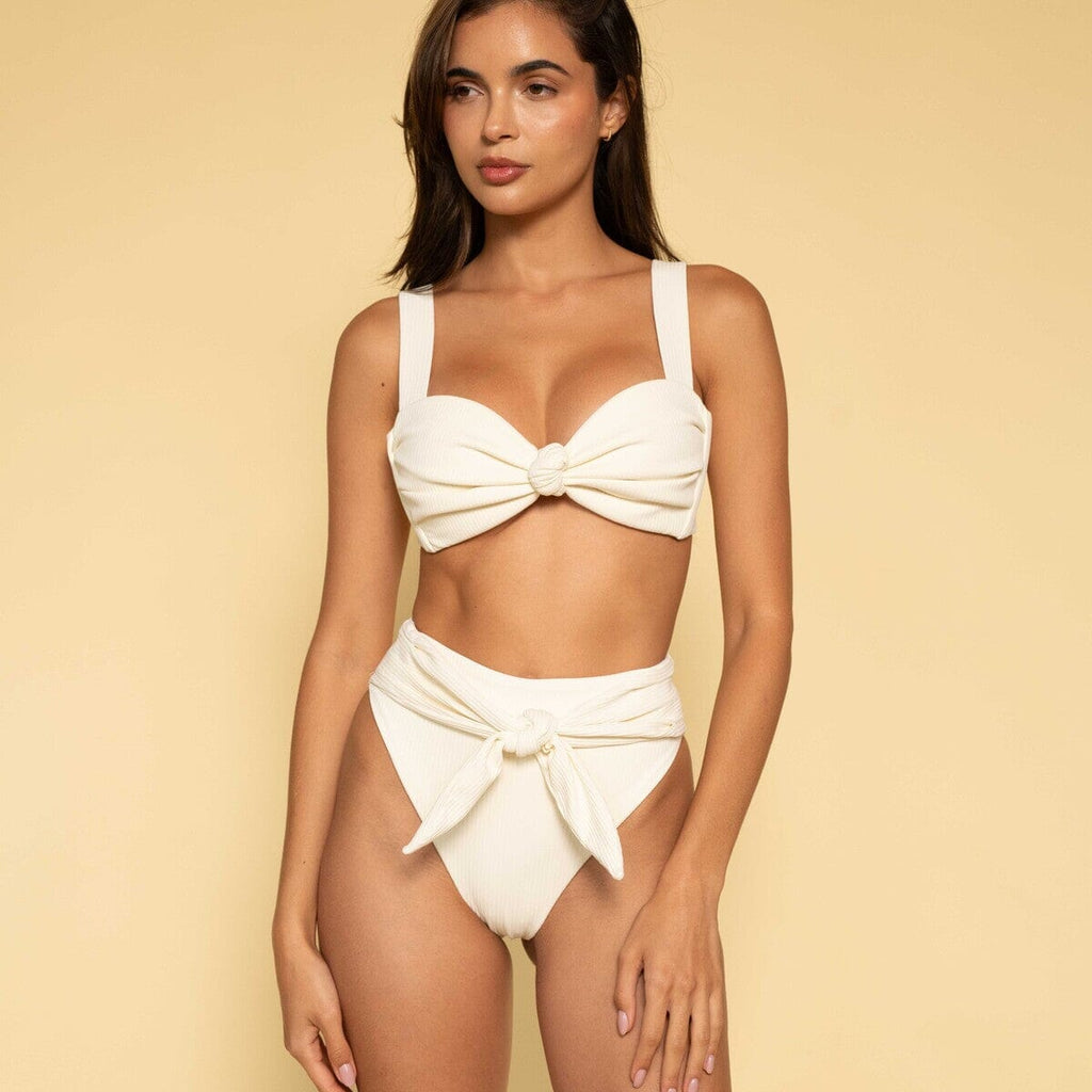 Cream Rib Hayden Bikini Top Bikini Top Montce 