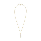 Cz Cross Pendant Necklace Necklaces eklexic 