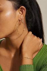 Double Ear Cuff Earrings eklexic 