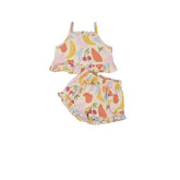 Ruffle Short Set | Las Frutas Sets Wild Wawa 2-3Y Multi 