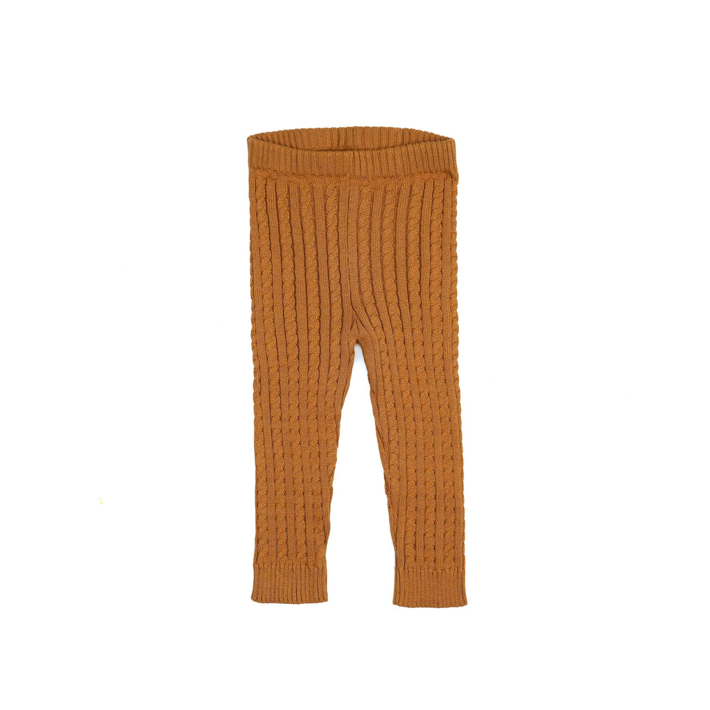 Cable Knit Legging | Ginger Bottoms Wild Wawa Ginger 6-12M 