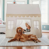 Tiny Land® Natural Cream Playhouse Play Tents & Tunnels Tiny Land 