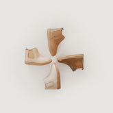 Leather Chelsea Boot | Color 'Bone' | Hard Sole Shoes Consciously Baby 