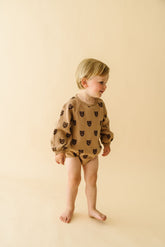 Organic Bubble Romper | Wild Bear Jumpsuits & Rompers Makemake Organics 