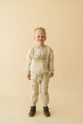 Organic Fleece Jogger Pants | Oat Bottoms Makemake Organics 