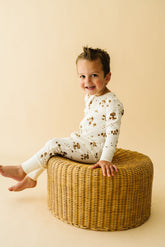 Organic 2-Way Zip Romper | Fungi Onesies Makemake Organics 