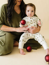 Organic Button Romper - Alpine Button Romper Makemake Organics 