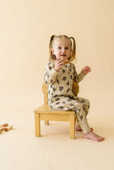 Organic 2-Way Zip Romper | Posy Onesies Makemake Organics 