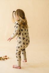 Organic 2-Way Zip Romper | Posy Onesies Makemake Organics 