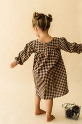 Organic Smocked Dress | Houndstooth Dresses Makemake Organics 