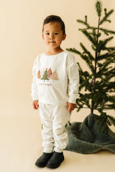 Organic Fleece Sweatshirt - Merry & Bright Sweatshirt Makemake Organics 