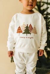 Organic Fleece Sweatshirt - Merry & Bright Sweatshirt Makemake Organics 