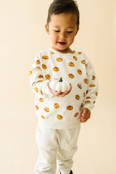 Organic Fleece Sweatshirt | Pumpkin Tops & Tees Makemake Organics 