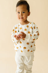 Organic Fleece Sweatshirt | Pumpkin Tops & Tees Makemake Organics 