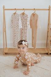 Bamboo Zip Pajamas | Daisies Onesies Consciously Baby 