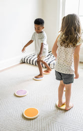 Wood Stepping Stones Toddler Toys Poppyseed Play 