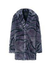 Delta Coat | Navy Wave Outerwear Unreal Fur Navy Wave XS 