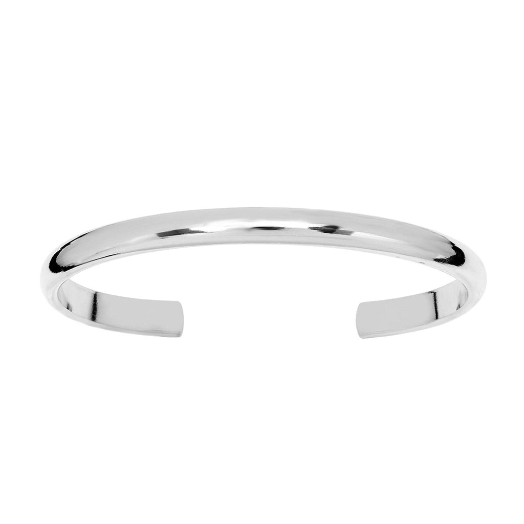 Domed Cuff Bracelets eklexic Silver 