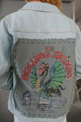 Rolling Stones Dragon Stadium Hand Stitched Denim Jacket People of Leisure 