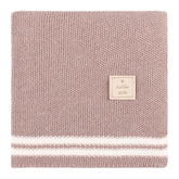 Duo Stripe Heather Knit Blanket Blanket montresorbebe 