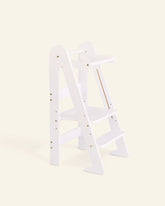 Mini Chef Foldable Helper Tower Kitchen Piccalio White 