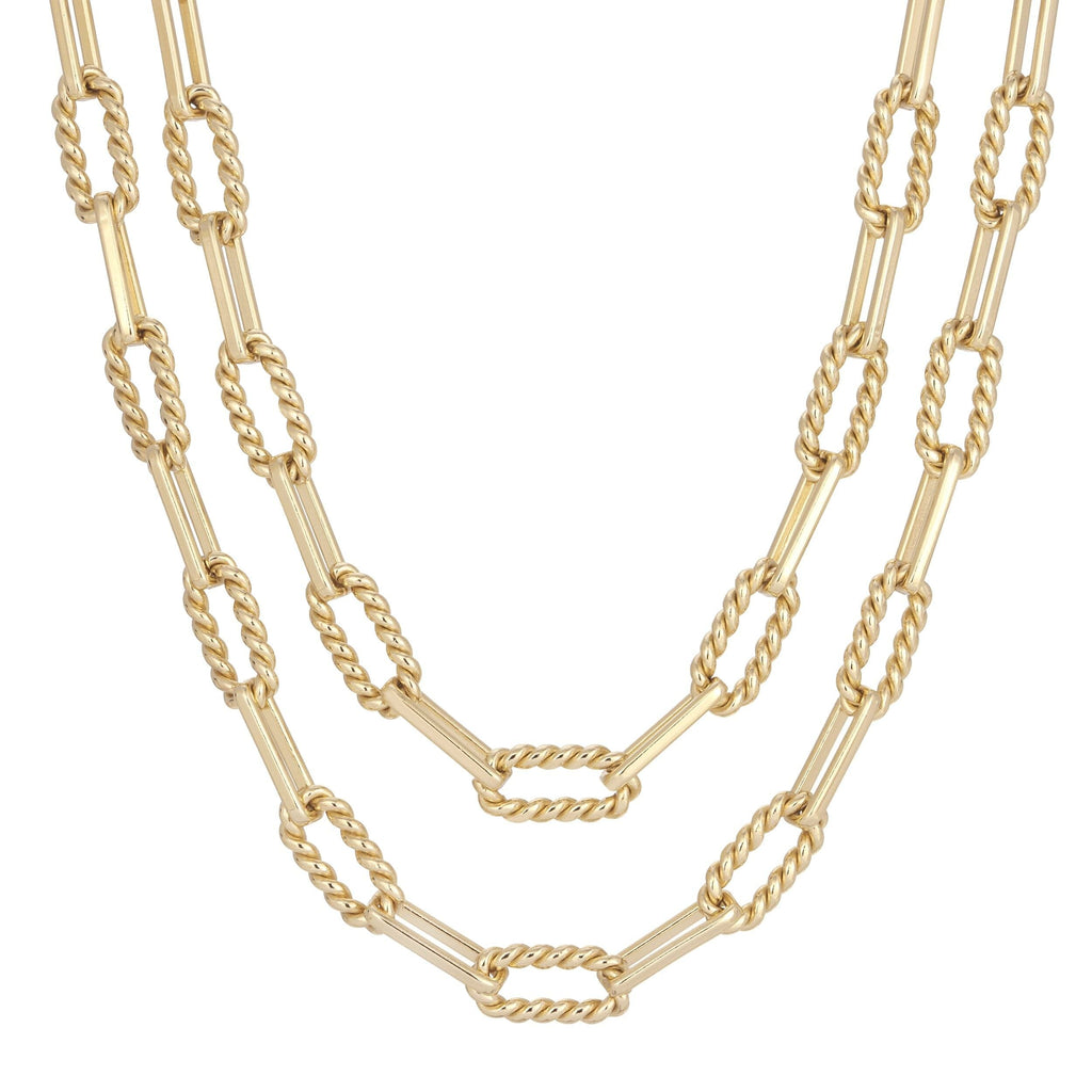 Enzo Double Layer Necklace Necklaces eklexic 