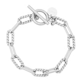 Enzo Toggle Chain Bracelet Bracelets eklexic Silver 6.5" 