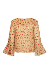 Fleur Frill Blouse | Butterscotch Blouses Spell 