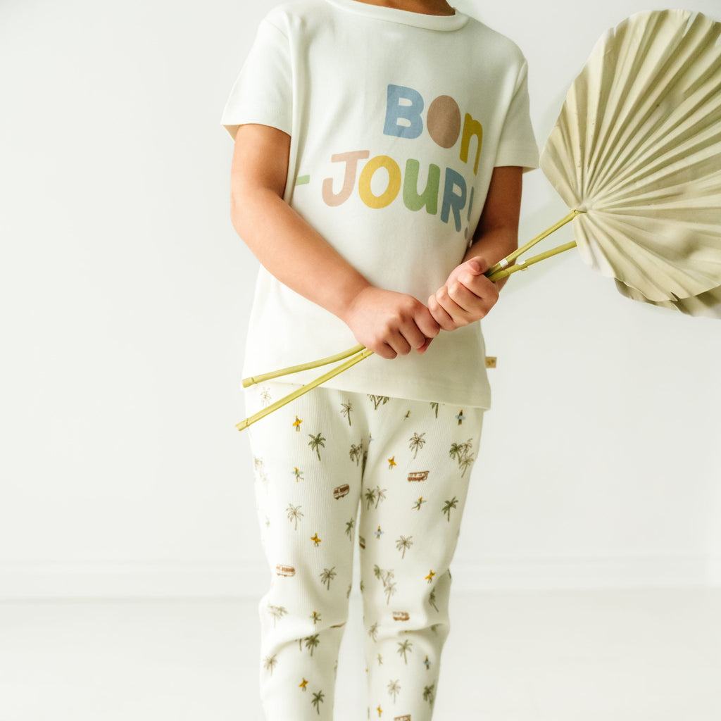 Organic Kids T-Shirts | Bonjour Tops & Tees Makemake Organics 