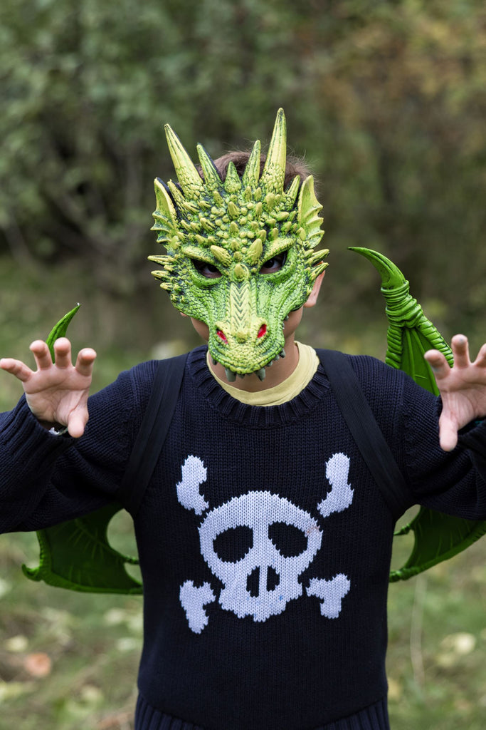 Green Dragon Mask Costumes Great Pretenders USA 