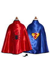 Superhero Reversible Adventure Cape with Mask Costumes Great Pretenders USA 