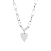 Helena Charm Necklace Necklaces eklexic Silver 16" 