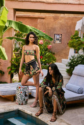 Pahi Beaded Bralette Crop Tops Hemant & Nandita 