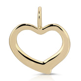 Haley Open Heart Pendant Pendants eklexic GOLD 