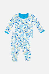 Long Sleeve Pajama Set | Hanukkah Menorahs Pajama Sets Clover Baby & Kids 