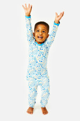 Long Sleeve Pajama Set | Hanukkah Menorahs Pajama Sets Clover Baby & Kids 