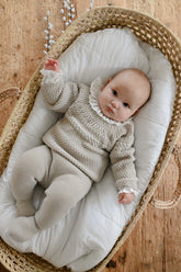 Hortensia Knit Set Sets Grey Elephant 