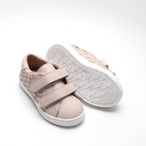 Leather Woven Sneaker | Color 'Dusty Pink' Shoes Consciously Baby 