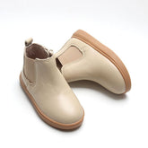 Leather Chelsea Boot | Color 'Bone' | Hard Sole Shoes Consciously Baby 5 (12 - 18 months) 