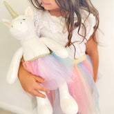 Rainbow Tutu & Unicorn Headband Set Dress-up MON AMI 