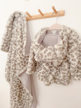 Leopard Faux Fur Hooded Baby Coat - 6-12M Clothes MON AMI 