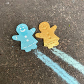 Gingerbread Handmade Sidewalk Chalk | Blue Sidewalk Chalk TWEE 