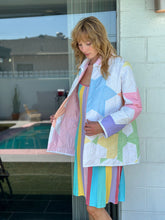 Rainbow Bright Quilted Coat Outerwear Stoned Immaculate 