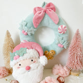 Festive Wreath - Mint WINTERY PLUSH TOYS MON AMI 