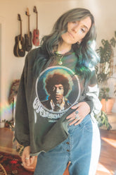 Jimi Hendrix Are You Experienced Sweatshirt Tops People of Leisure 