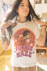 Jimi Hendrix Purple Haze Tee Tops People of Leisure 